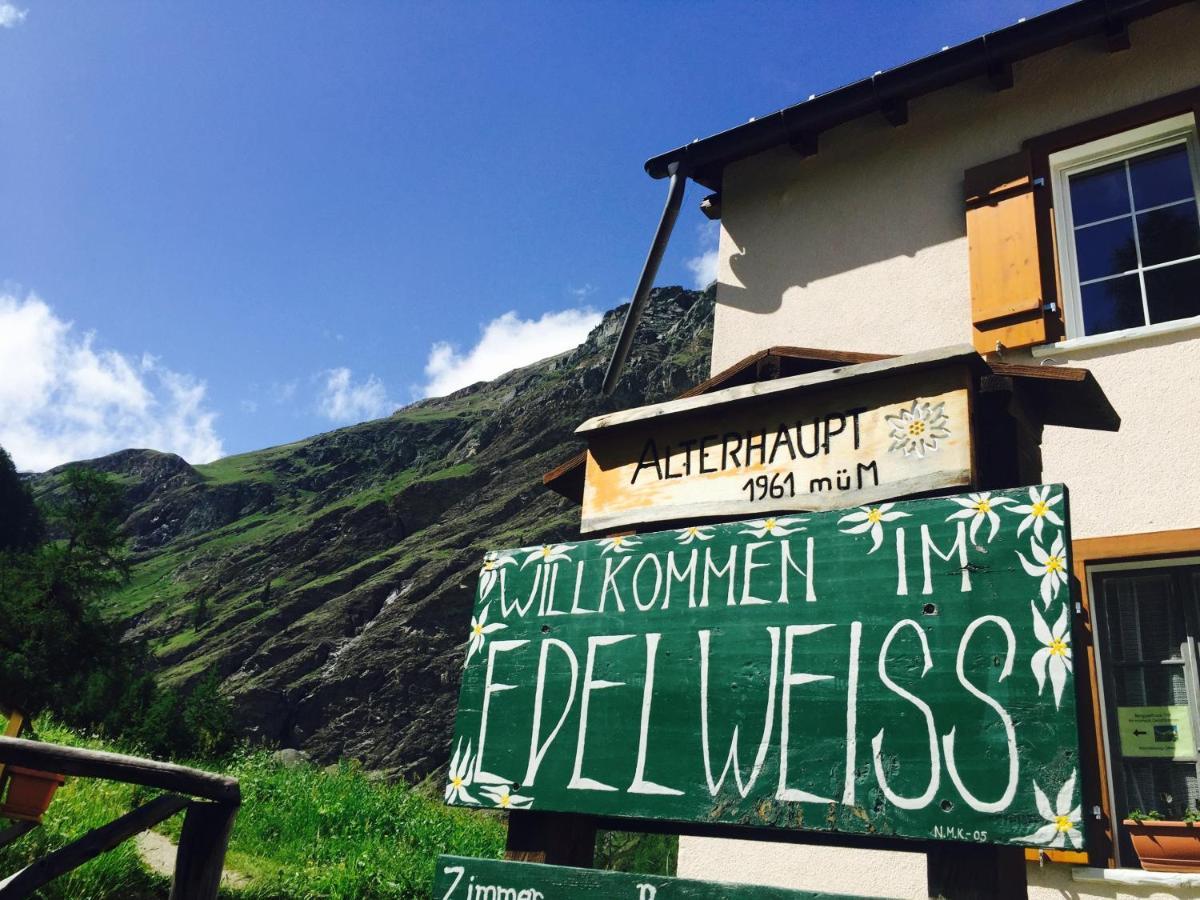 Edelweiss Mountain Guest House - 1 Hour Hike Up From Zermatt Station - On Hiking Trail - No Transport エクステリア 写真