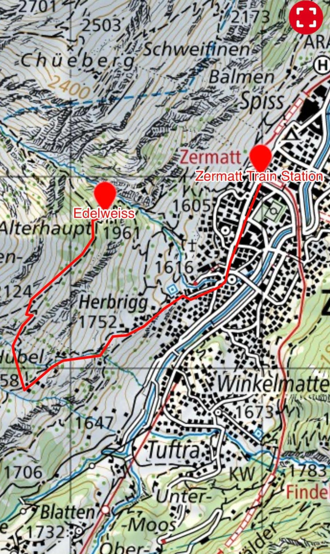 Edelweiss Mountain Guest House - 1 Hour Hike Up From Zermatt Station - On Hiking Trail - No Transport エクステリア 写真
